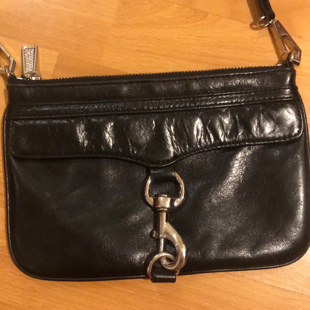 Black Rebecca Minkoff crossbody purse
